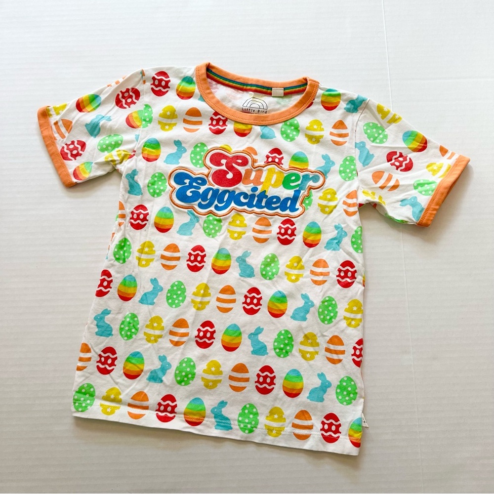 Little Bird Super Eggcited Easter T-Shirt